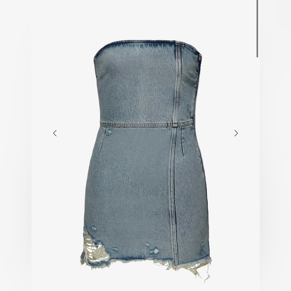 SER.O.YA Leighton Dress blue denim mini dress Size‎ Small - Picture 6 of 17
